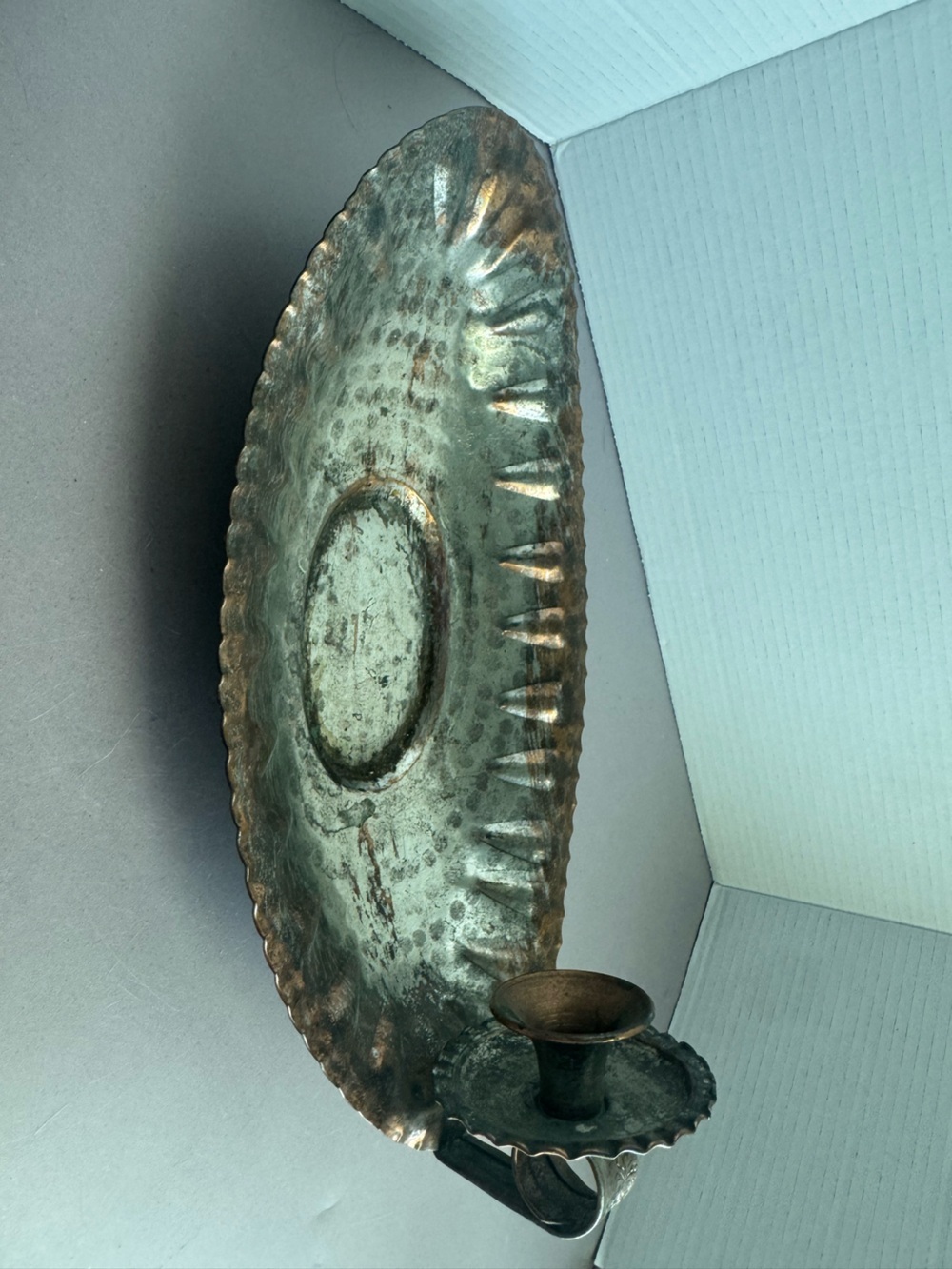 Antique-Style Arab Hammered Decorative Candle Holder